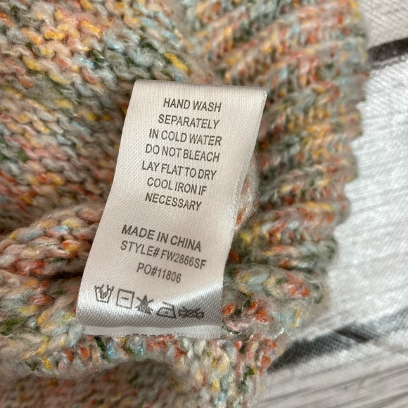 Fate Multi-Colored Rainbow Knit Sweater - Picture 11 of 12